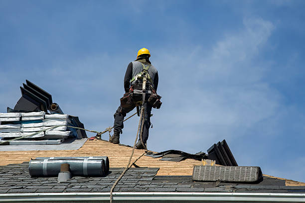 Professional Roofing technician working in North Hollywood, CA